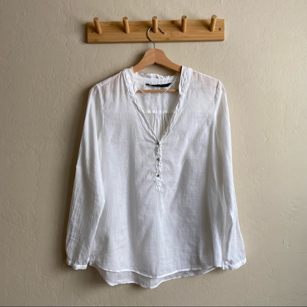 Zara linen like shirt - Size S